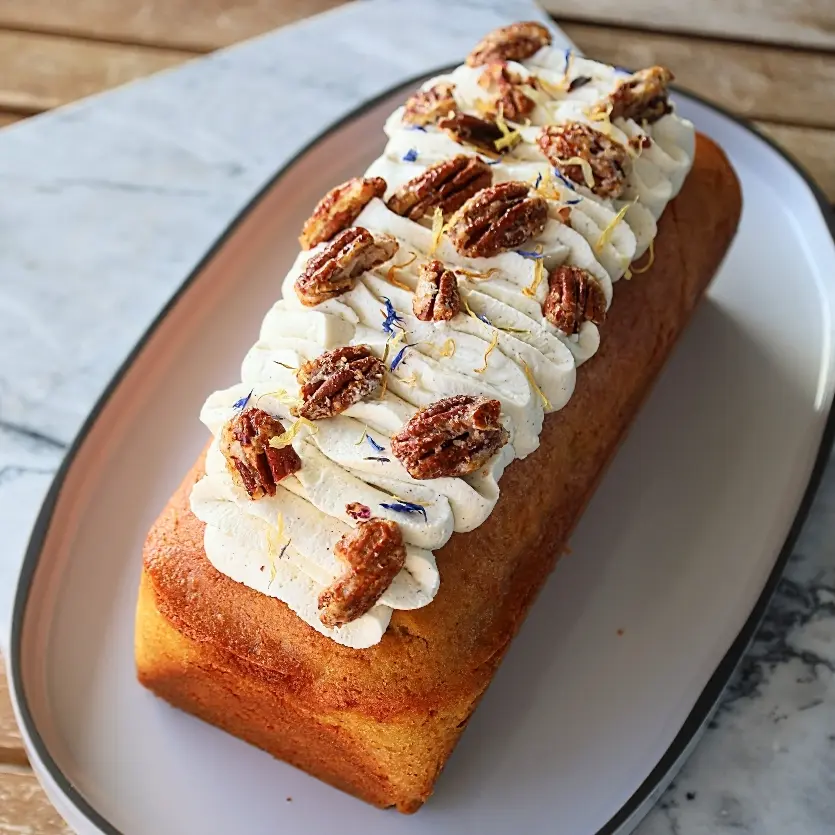 creation thumb for Butternut Cake, Mascarpone, Caramelized Pecan nuts