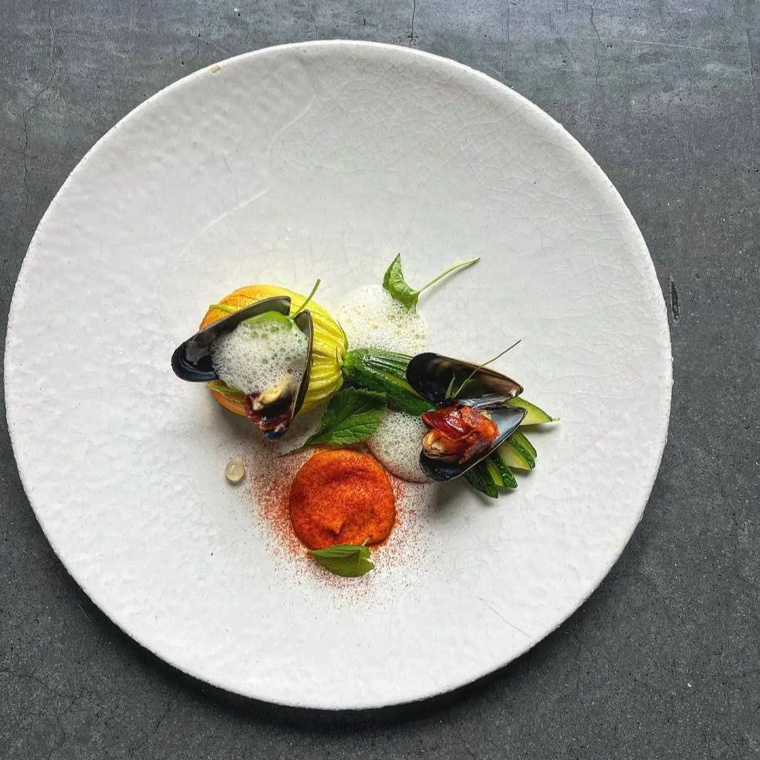 creation thumb for Courgette Farcie - Saffron - Chorizo - Smoked Paprika