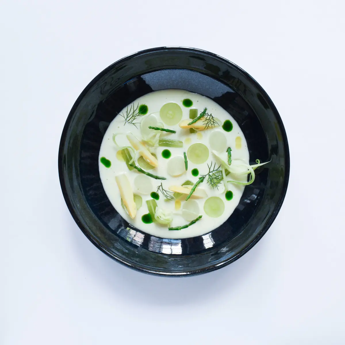 creation thumb for Ajo Blanco with fennel and grapes 💫