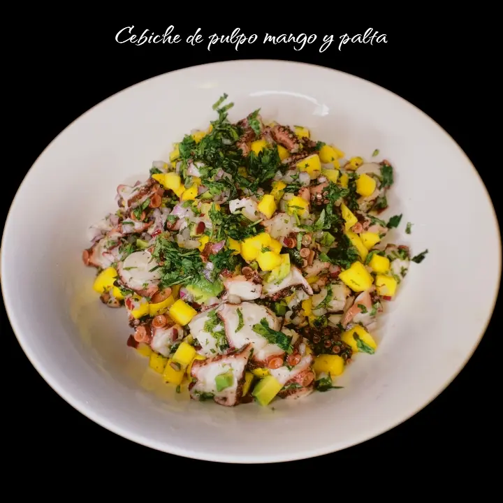 creation thumb for Ceviche de poulpe mangue et avocat