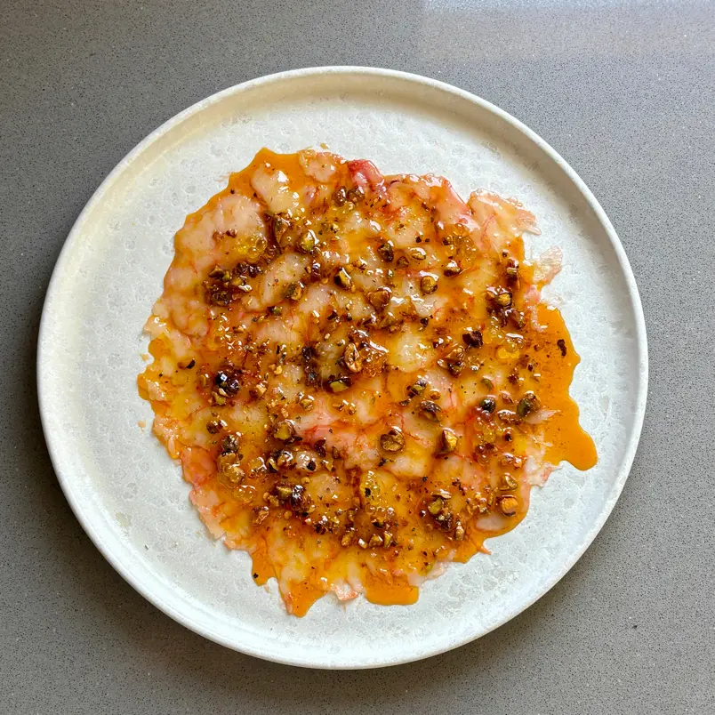 creation thumb for Red Prawn Carpaccio