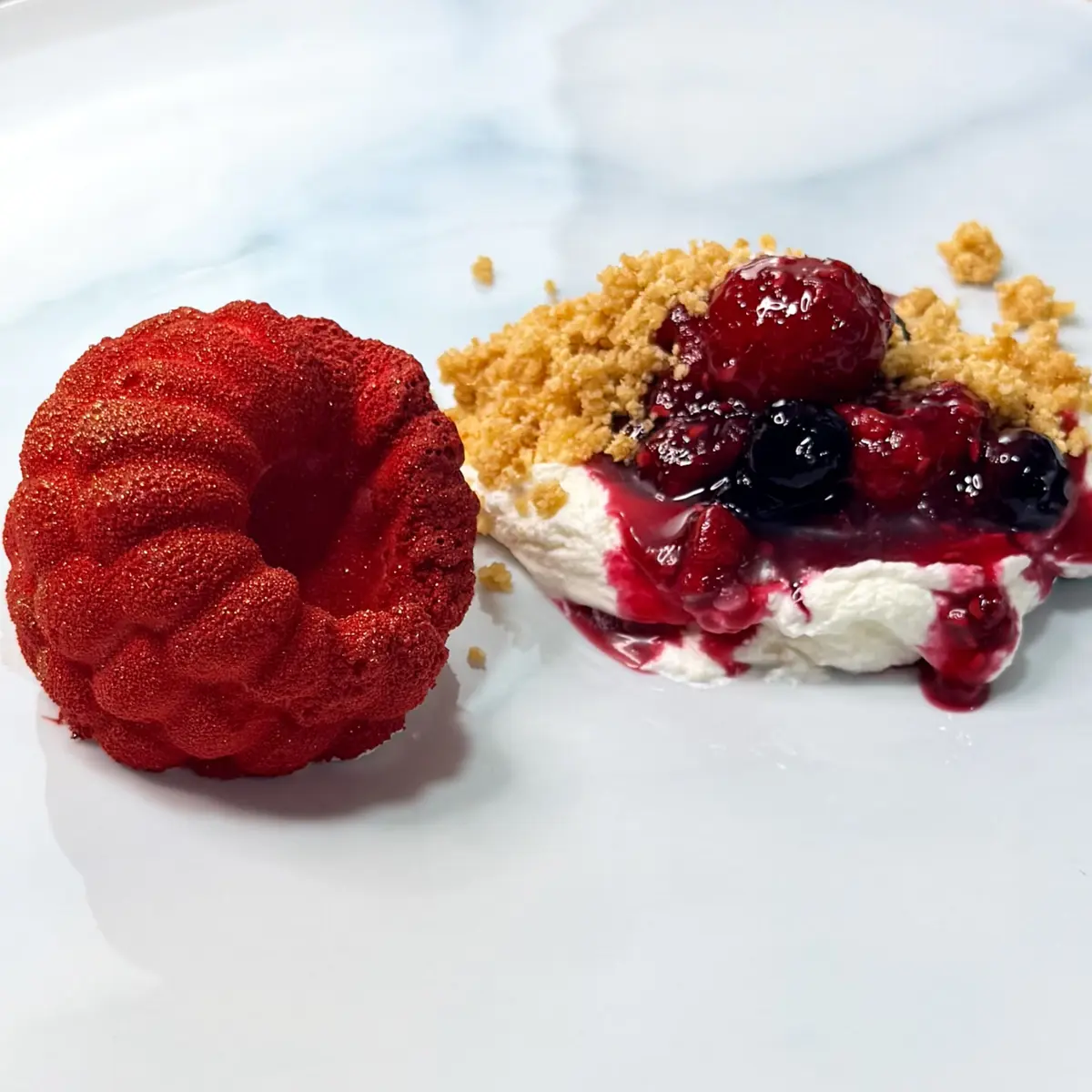 creation thumb for Deconstructed cheesecake.