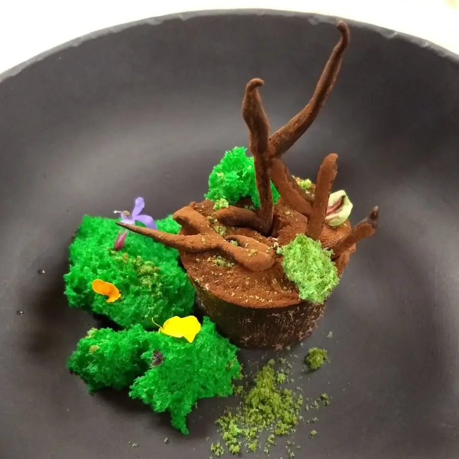 creation thumb for Black Forest plated dessert