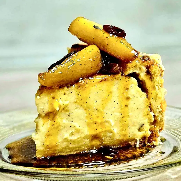 creation thumb for Vanilla flan with caramelised pears