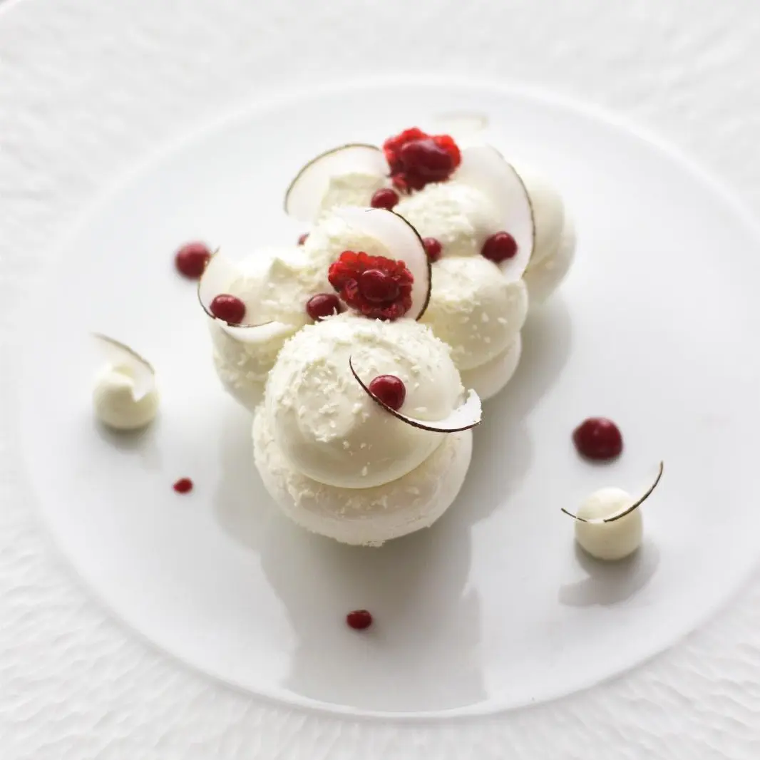 creation thumb for Coconut and Raspberry Pavlova