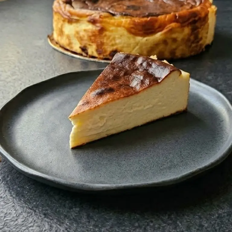 creation thumb for Brie cheese basque cheesecake