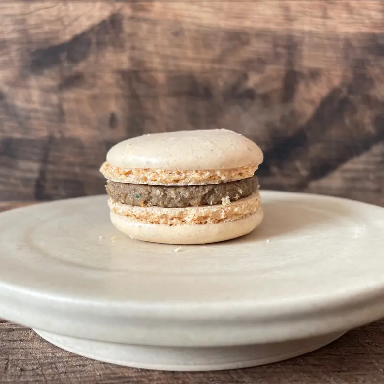 creation thumb for Mushroom and hazelnut macaron
