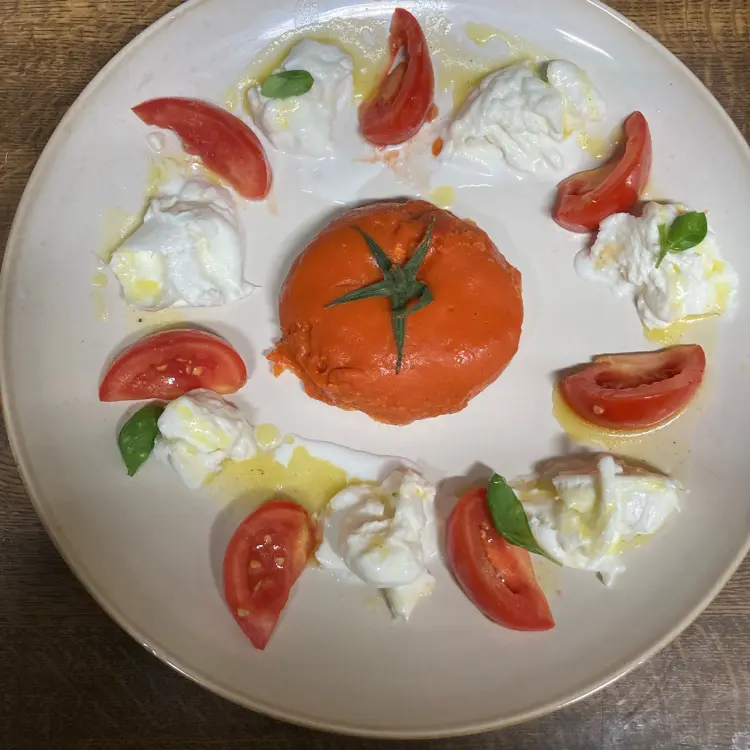 creation thumb for Falsche Tomate|Burrata|Olive
