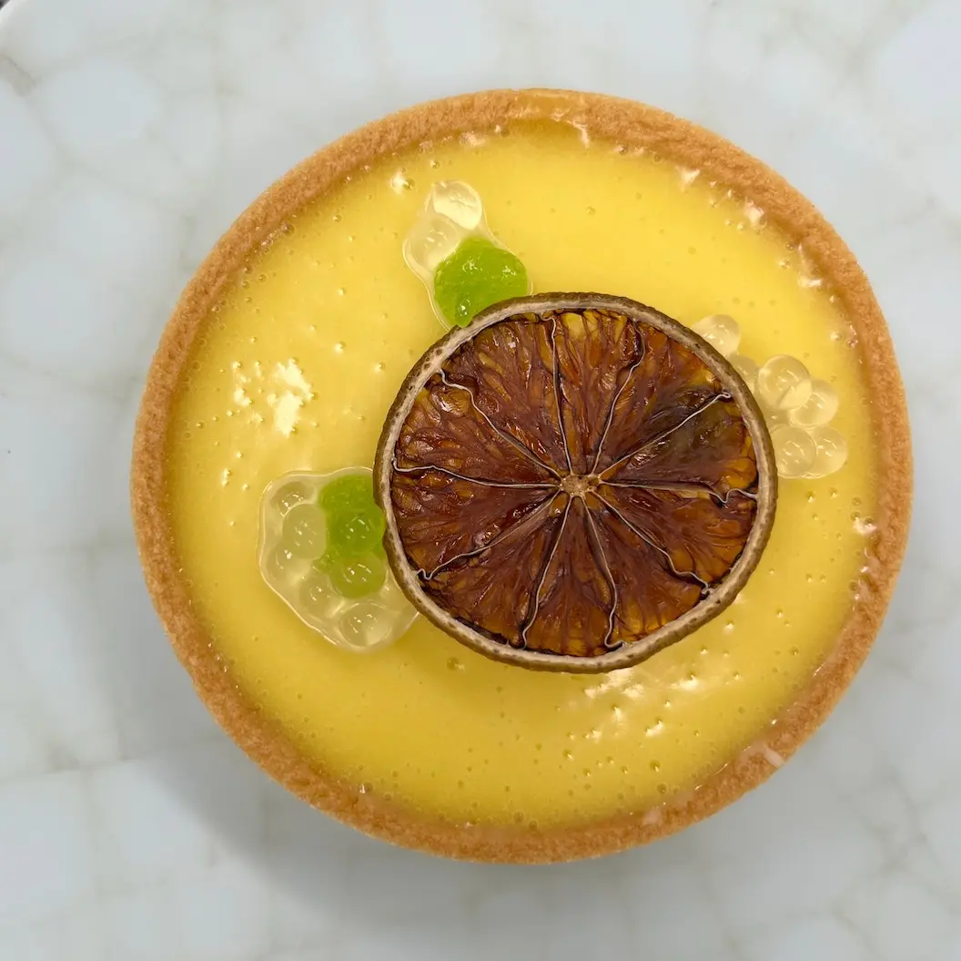 creation thumb for Bergamot Olive Oil Tart