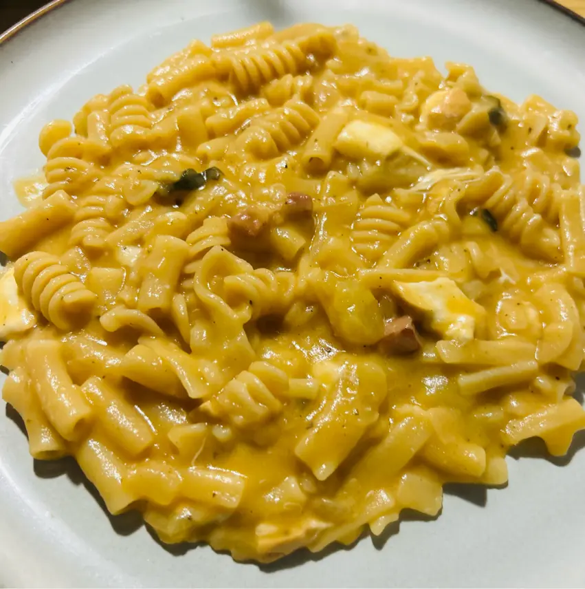creation thumb for Pasta with Potatoes and Smoked Provola and Pecorino Romano