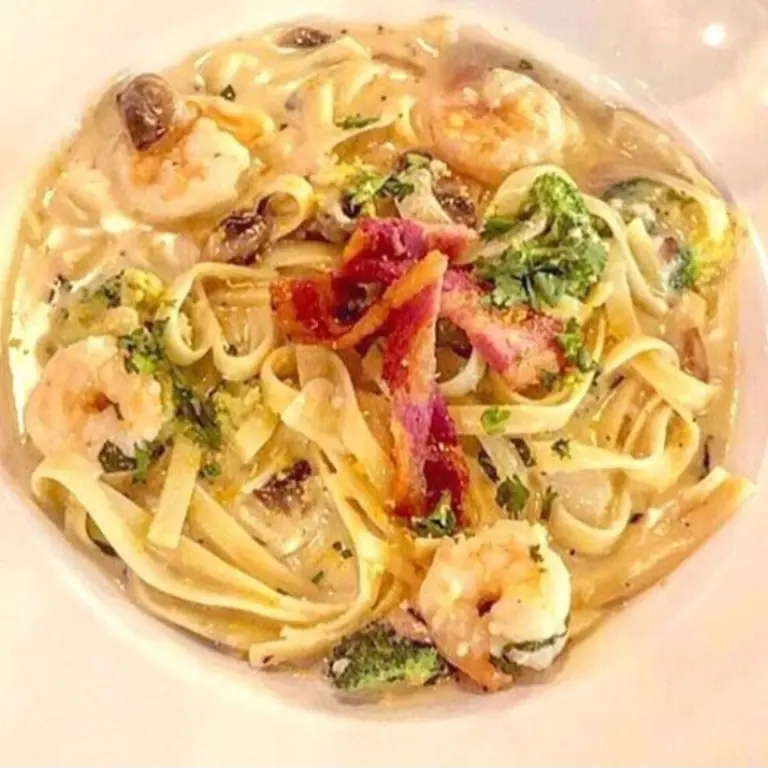 creation thumb for Sherry cream, shrimp, and pancheta