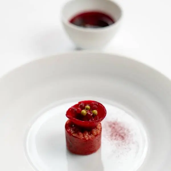 creation thumb for Amuse Bouche Beetroot & Beef