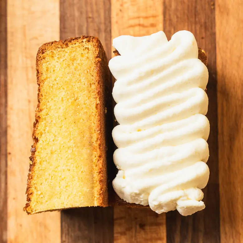 creation thumb for Olive Oil Cake and Almond Mascarpone Cream