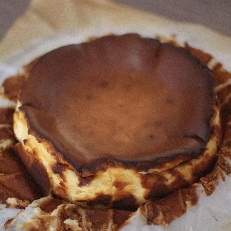 creation thumb for Basque cheesecake