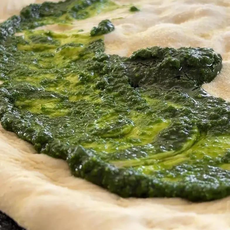 creation thumb for Wild Garlic Focaccia