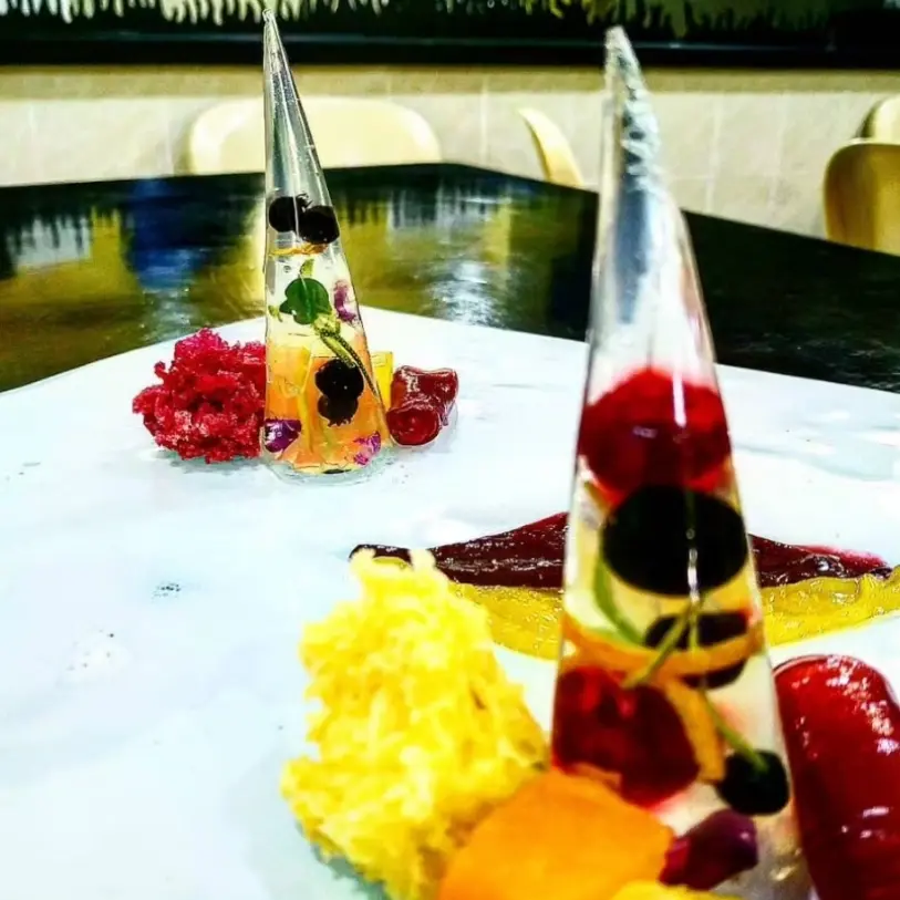 creation thumb for Champagne gelly with berries 