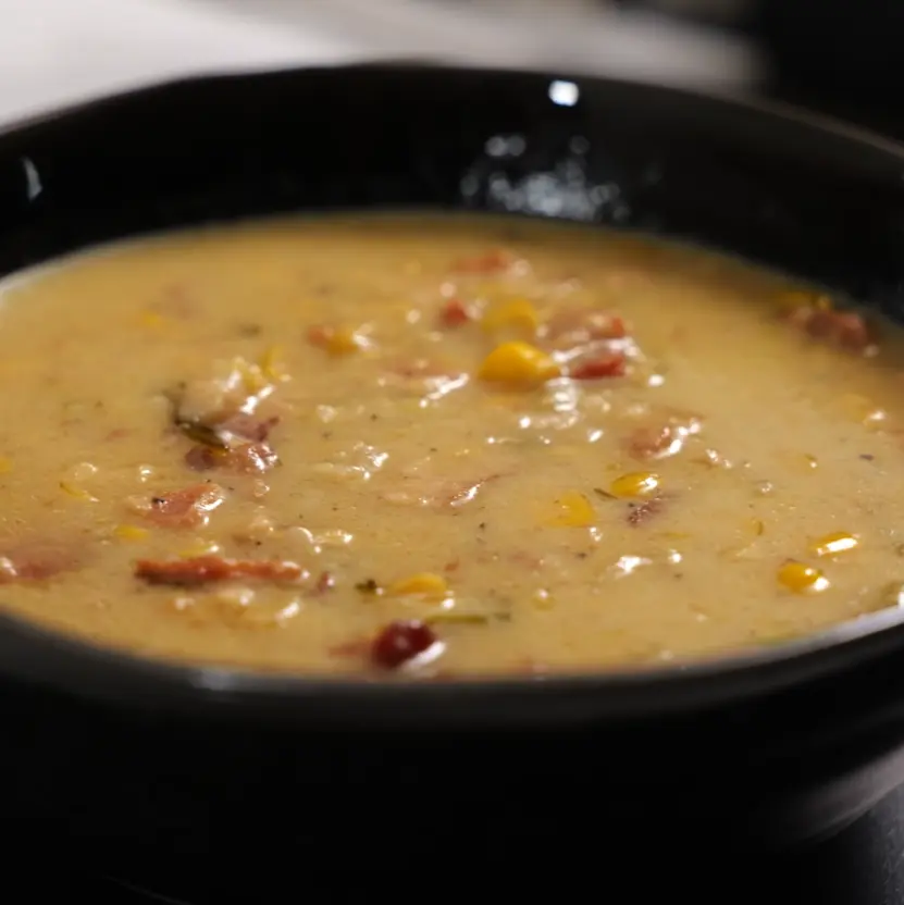 creation thumb for Sopa de papa y tocino fácil