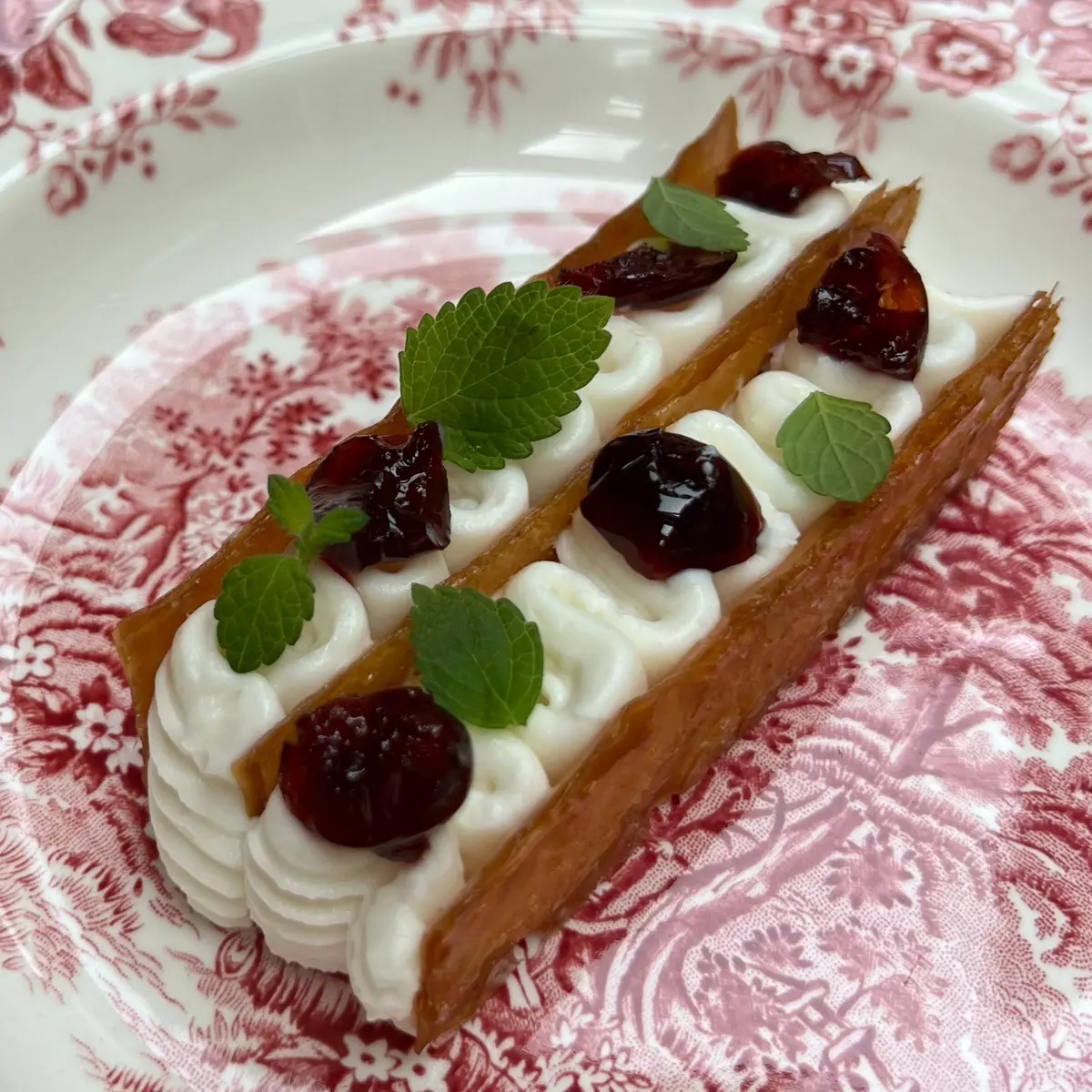 creation thumb for Chèvre & Cherry Millefeuille