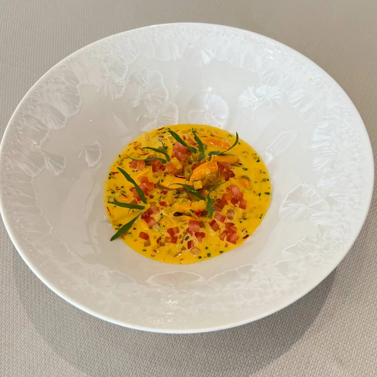 creation thumb for Saffron-Mussels Nage