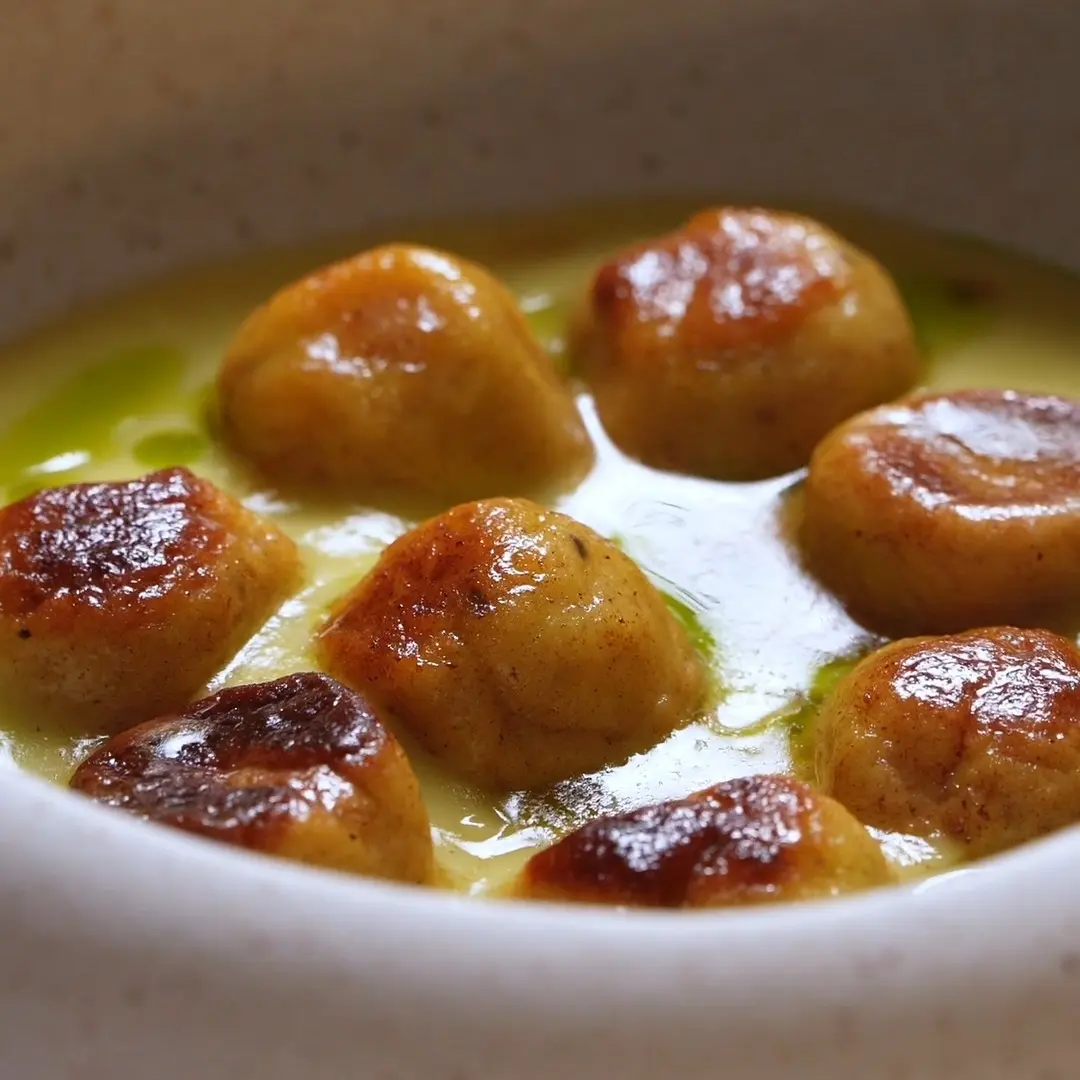 Crunchy Soft Gnocchi: Leek | Potato