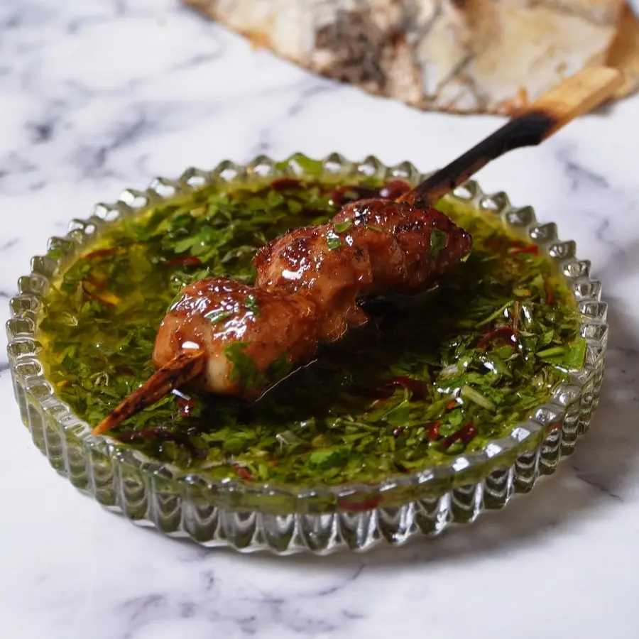 creation thumb for Chicken Tare Skewers