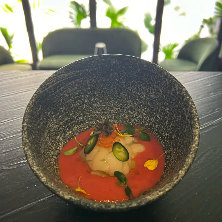 creation thumb for Gazpacho affumicato e Capasanta