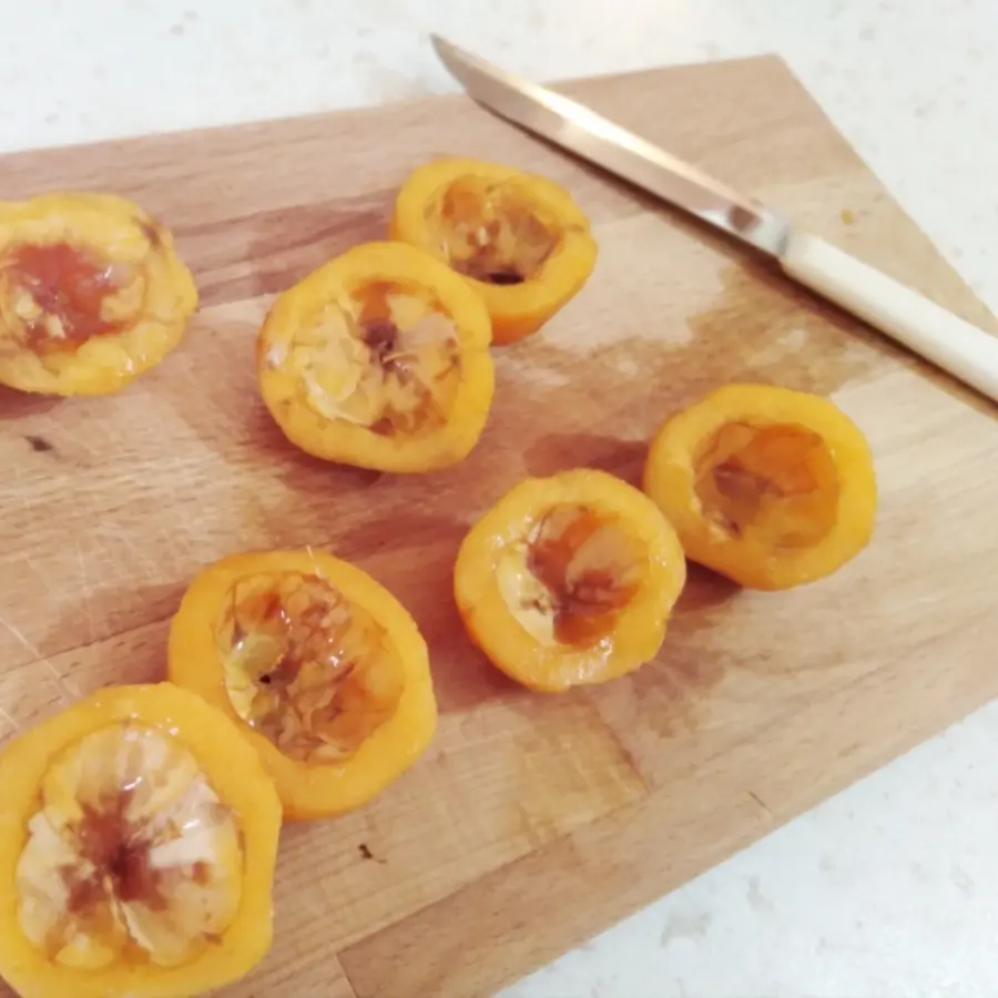 creation thumb for Loquat stuffed 🍡