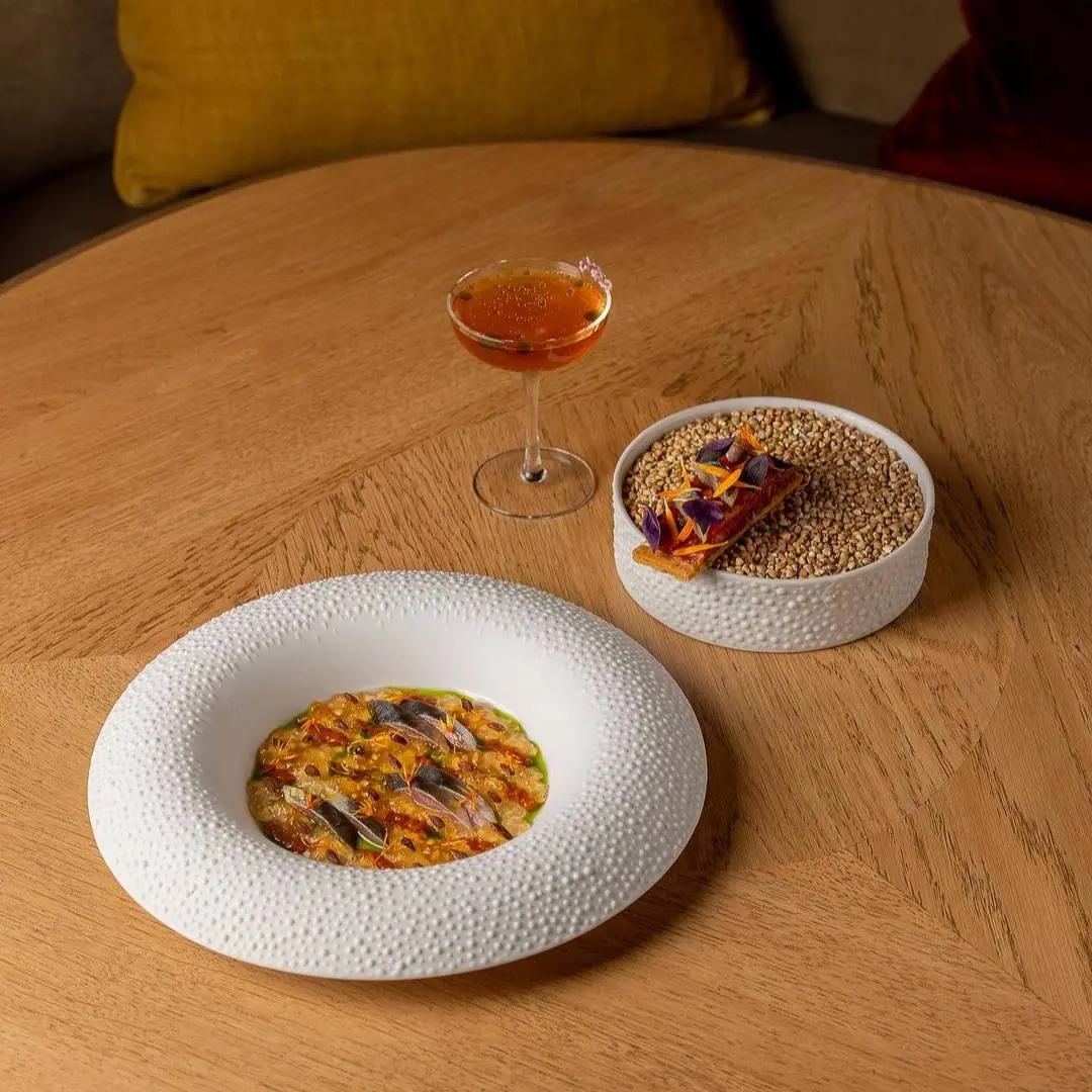 creation thumb for Tomato Textures | Cured & Smoked Sardines