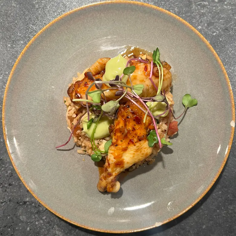 creation thumb for Citrus Infused Chicken Wings | Fried Rice | Citronella Mayo