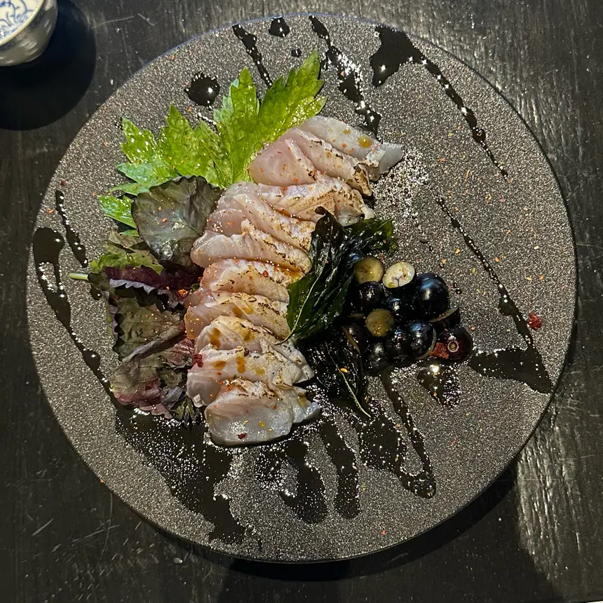 creation thumb for Narrow barred spanish macarel sashimi