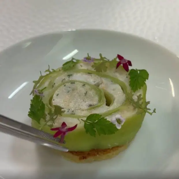 creation thumb for Krabben- und Garnelenmark-Zucchini-Rolle