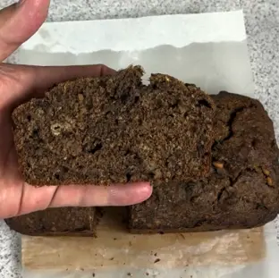 creation thumb for Banana & Coffee Bread with Walnuts and Prune
