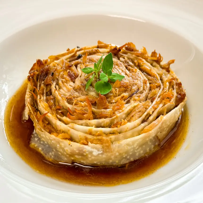 creation thumb for Celeriac and pulled pork roll