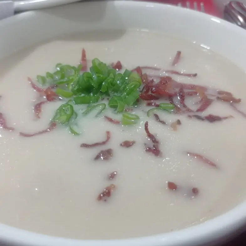 creation thumb for Crema de cebolla caramelizadas y bacon