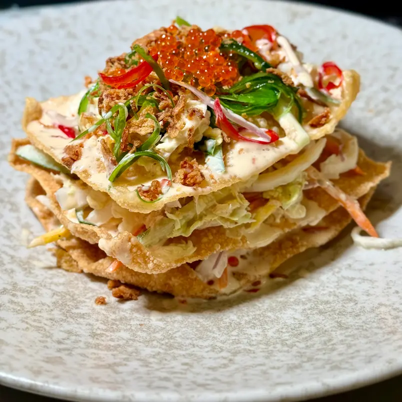 creation thumb for Crab Millefeuille salad