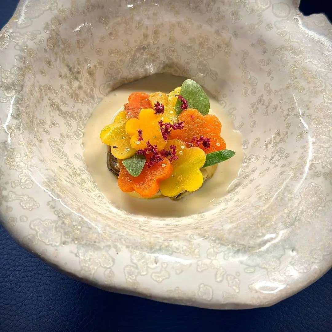 creation thumb for Carrots, Mussels and Cardamom-scented Milk