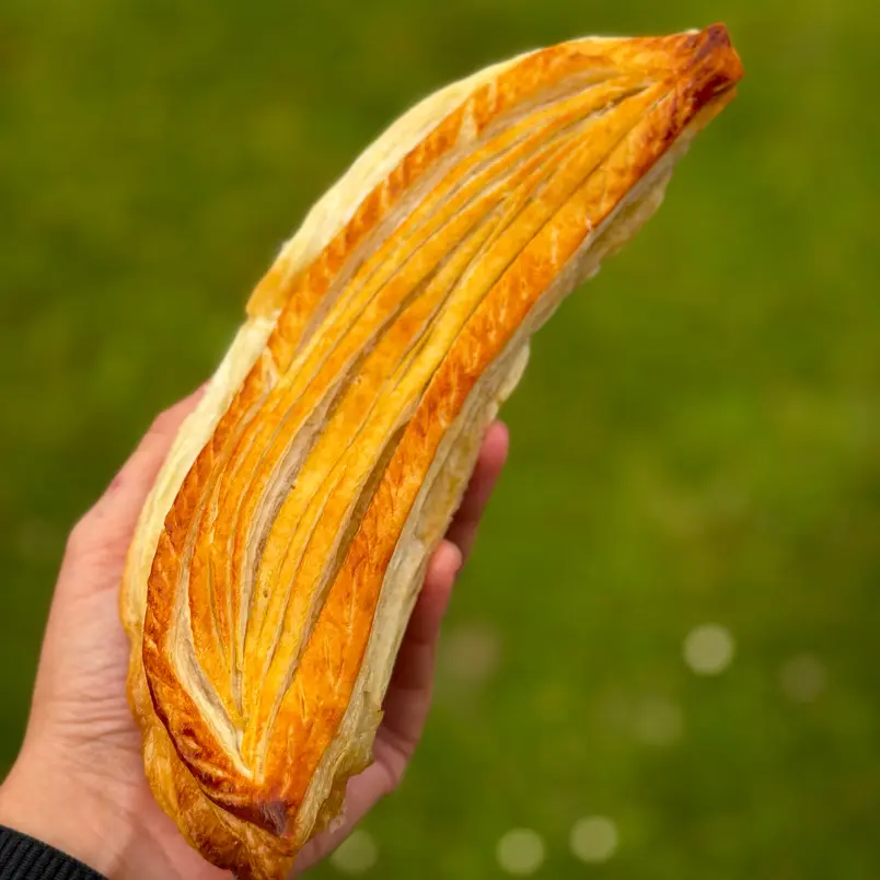 creation thumb for Banane Blätterteig mit gesalzenem Karamell