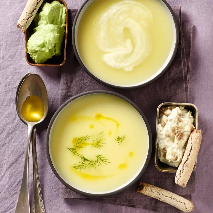 creation thumb for soup/kohlrabi/linseed oil/
