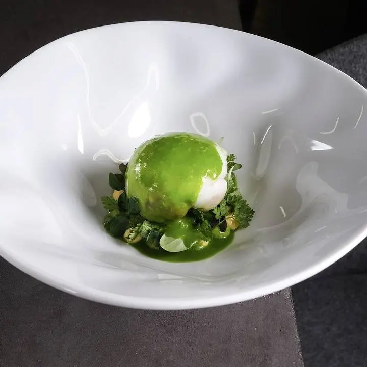 creation thumb for Seabass in Sweet'n'Sour, Green Asparagus with Oil
