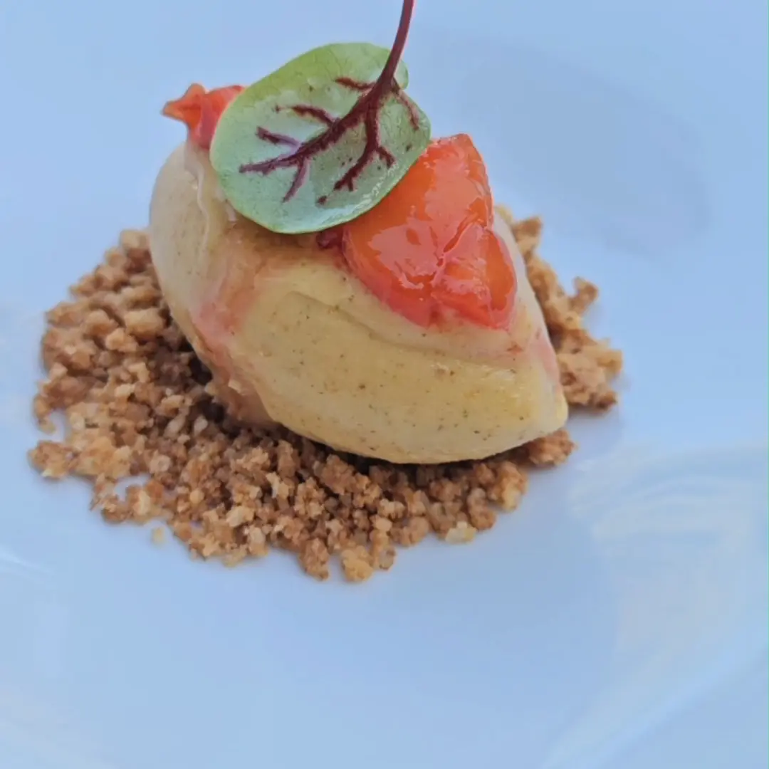 creation thumb for Apricot, Lemon Verbena and Almond Sorbet