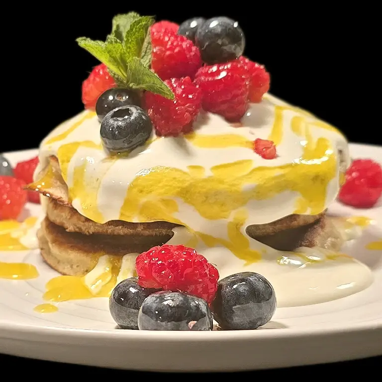 creation thumb for Pancake allora yogurt e limoncello