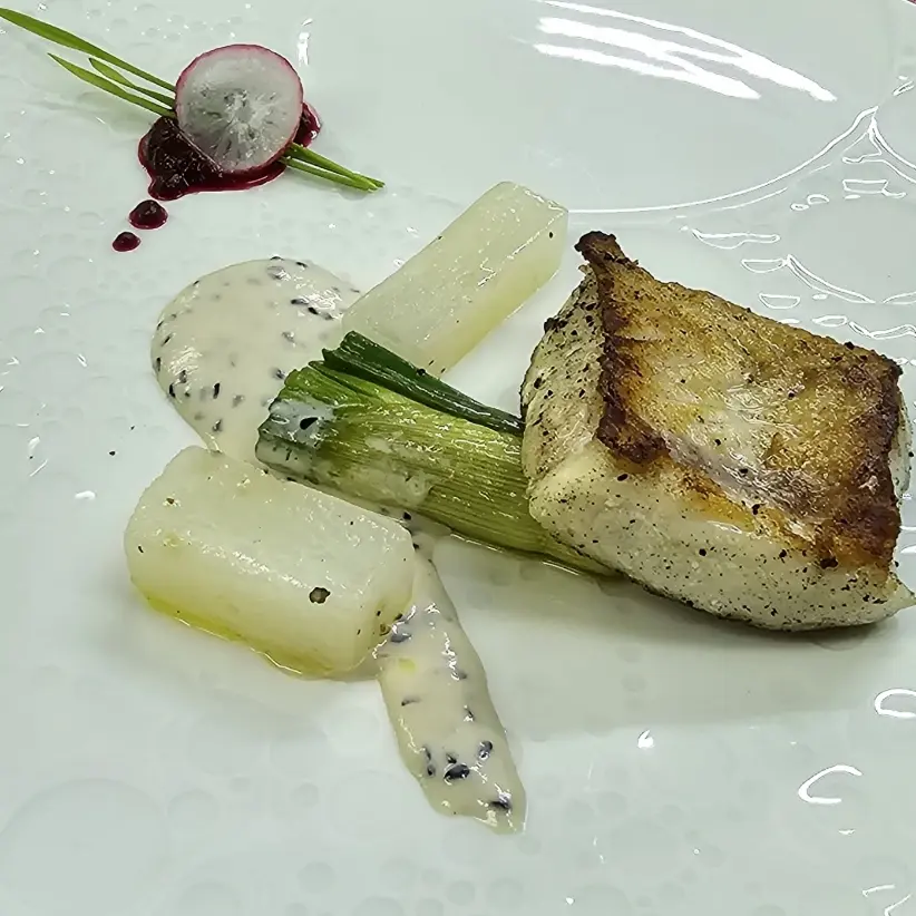 creation thumb for Zander, radish, young leek, black cumin