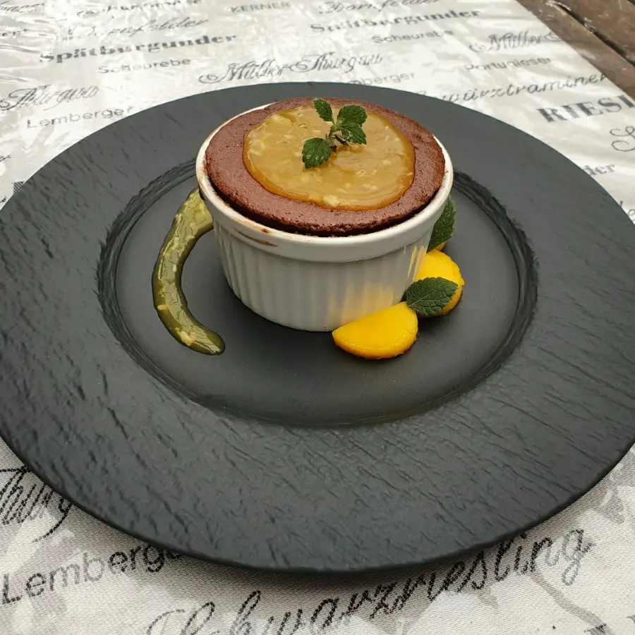 creation thumb for Zartbitter-Mango Soufflée 