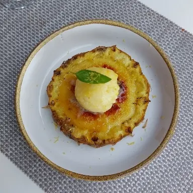 creation thumb for Pineapple creme brulee 