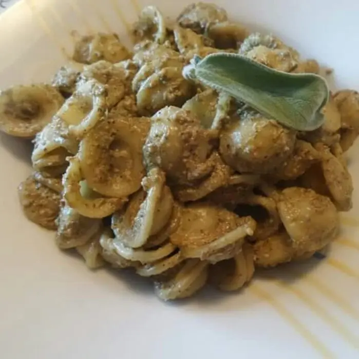 creation thumb for Orecchiette al pesto di Salvia
