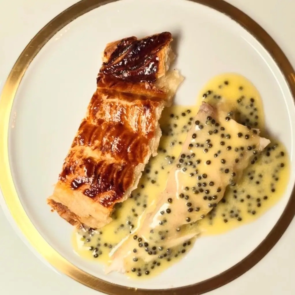 creation thumb for Stuffed Sea Bass in Puff Pastry