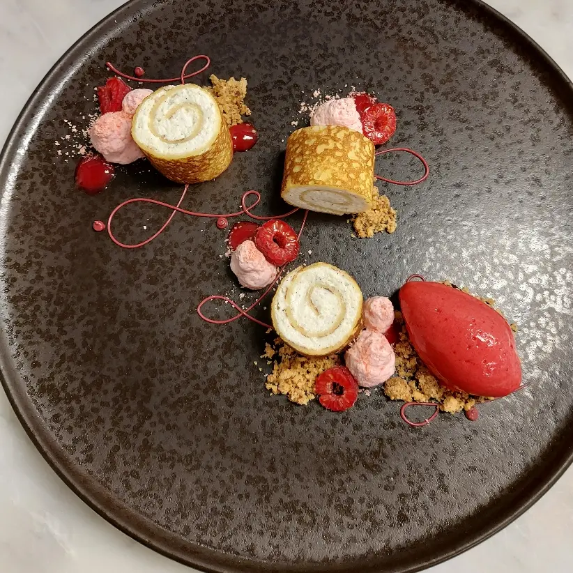 creation thumb for Curd pancakes • Raspberry