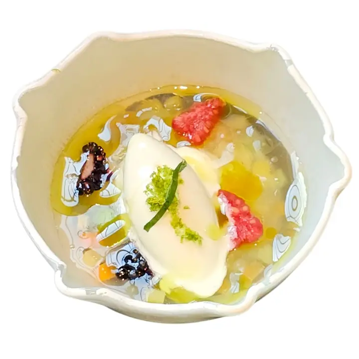 Fruit, Vegetables and Laurel Ice Cream