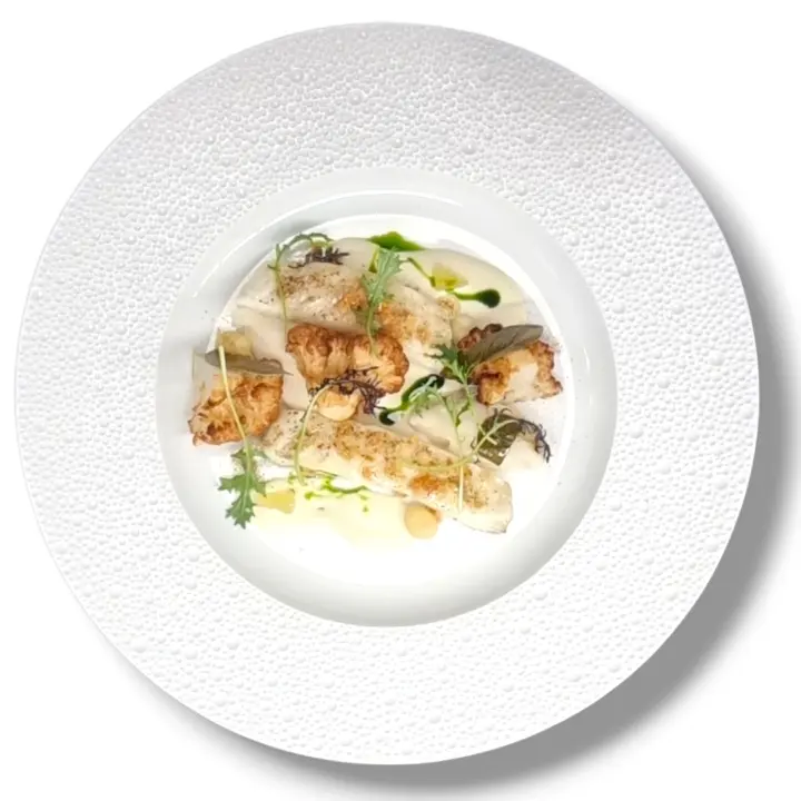 creation thumb for Grilled Turbot and Cauliflower