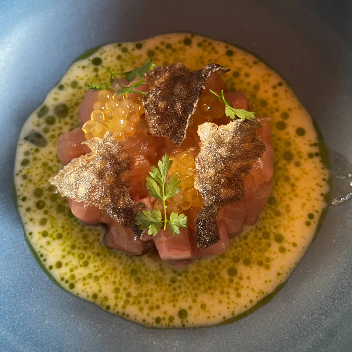 creation thumb for Seesaibling, knusprige Haut, Beurre-Blanc-Sauce